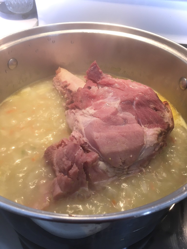 1-29-21 ham soup with split peas by bkp