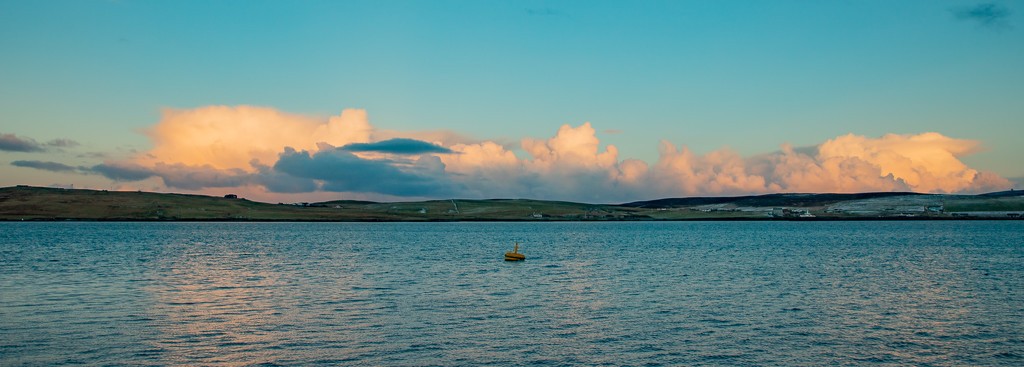 Clouds over Bressay by lifeat60degrees