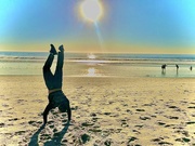 25th May 2020 - Sand Handstand 