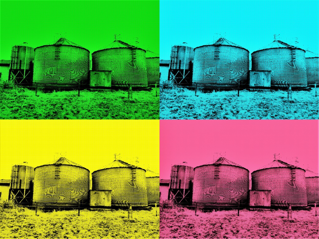 Psychedelic Silos  by ajisaac