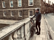 31st Jan 2021 - Cyclist on Silver Street Bridge 