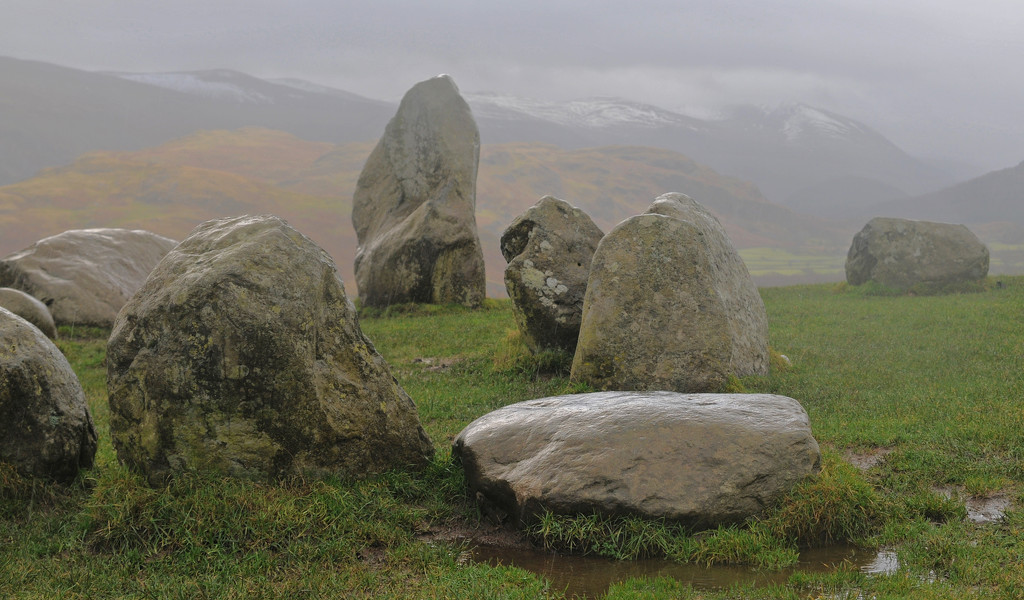 Rainy Day at the Standing Stones by ianjb21