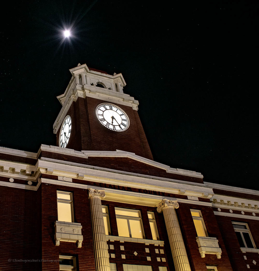County Court House Clock Tower by theredcamera