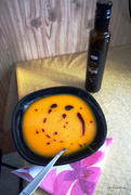1st Feb 2021 - Pumpkin soup with pumpkin seed oil