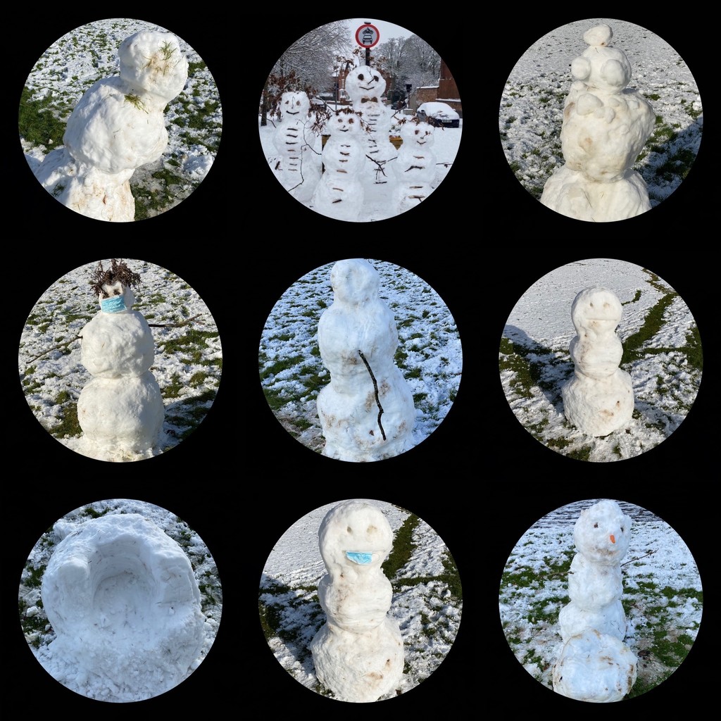 snow people  by judithmullineux