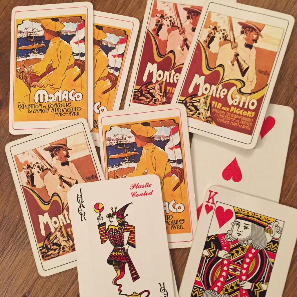 Old playing cards by snowy