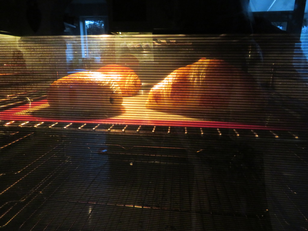 Croissants baking by lellie