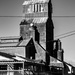 Grain Elevator at town's center  by theredcamera
