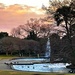 Hampton Park fountain at sunset by congaree