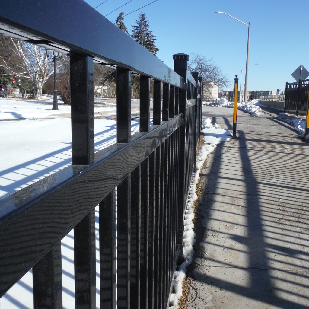 Fences #3: By the Bike and Pedestrian Ramp by spanishliz