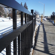 7th Feb 2021 - Fences #3: By the Bike and Pedestrian Ramp