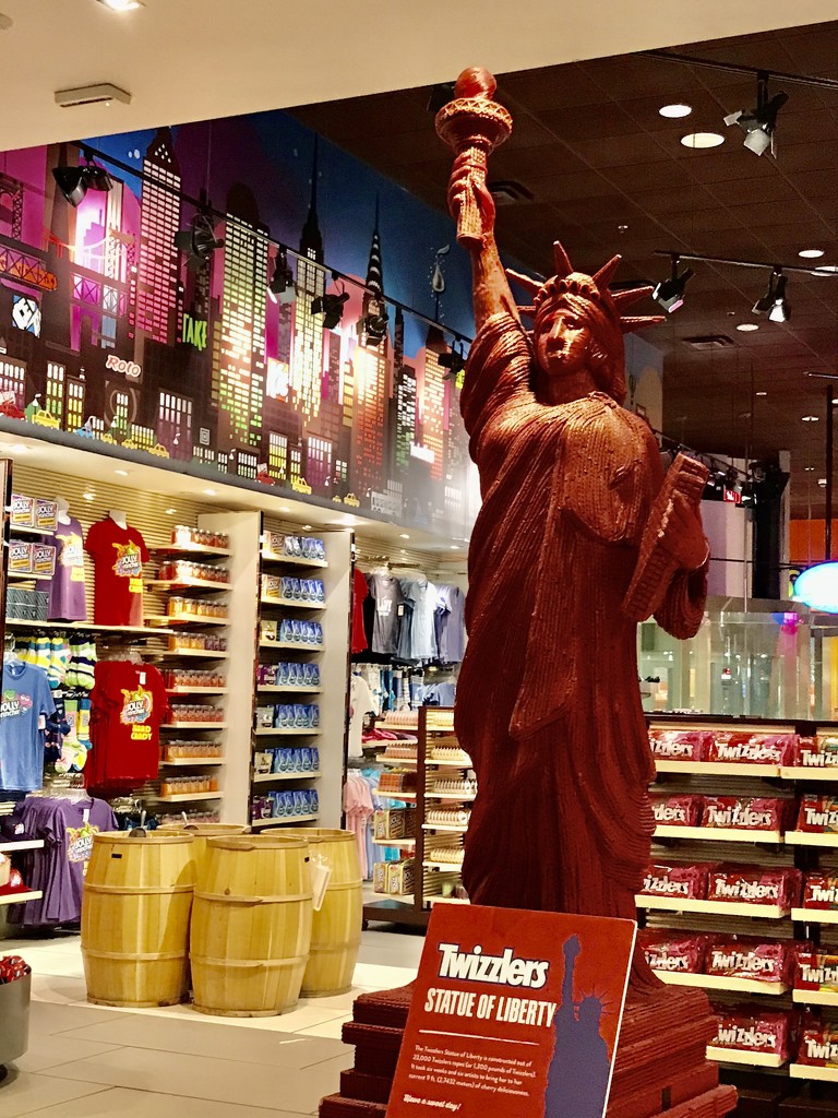 Chocolate Statue of Liberty  by jnadonza