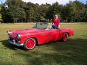 10th Oct 2014 - My beautiful friend and her classic T-Bird...