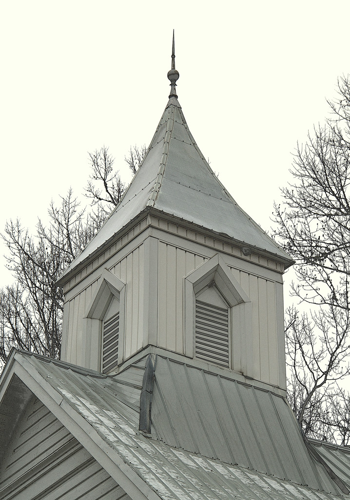 Steeple by calm