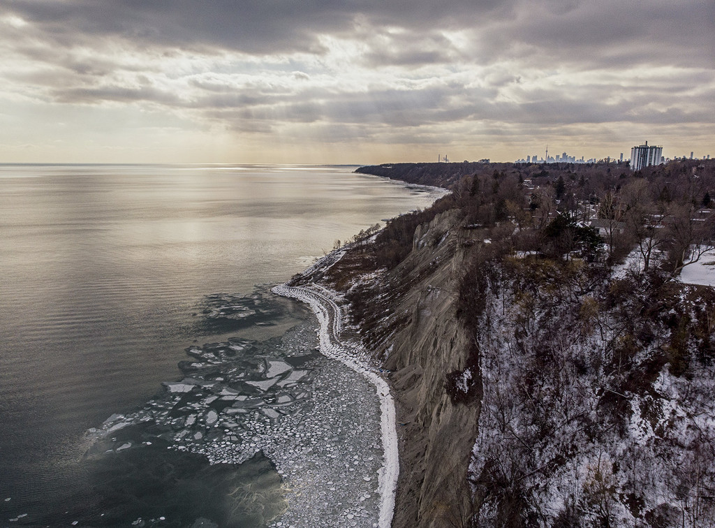 Scarborough Bluffs Aerial by pdulis