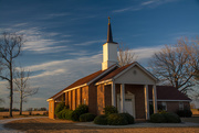 10th Feb 2021 - Rural church in the golden hour light...