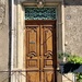 Hearts above a brown door.  by cocobella