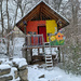 Lodge in the snow.  by cocobella