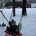 Swinging in the Winter by julie