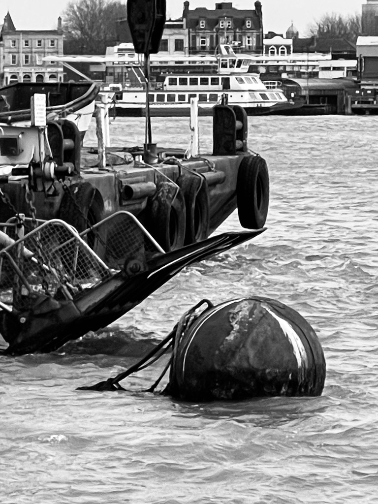 A Rusting Hulk and a Bouy by bill_gk