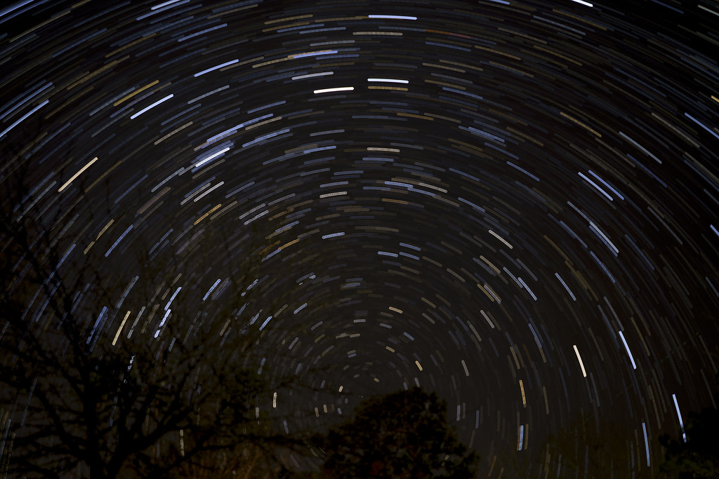 Star Trails at Cottonhill by k9photo