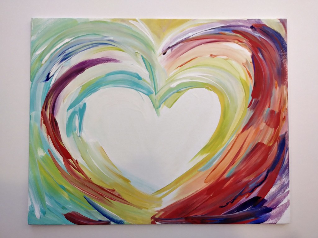 Heart painting by dawnbjohnson2