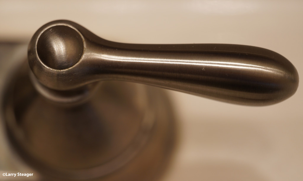 Faucet handle by larrysphotos