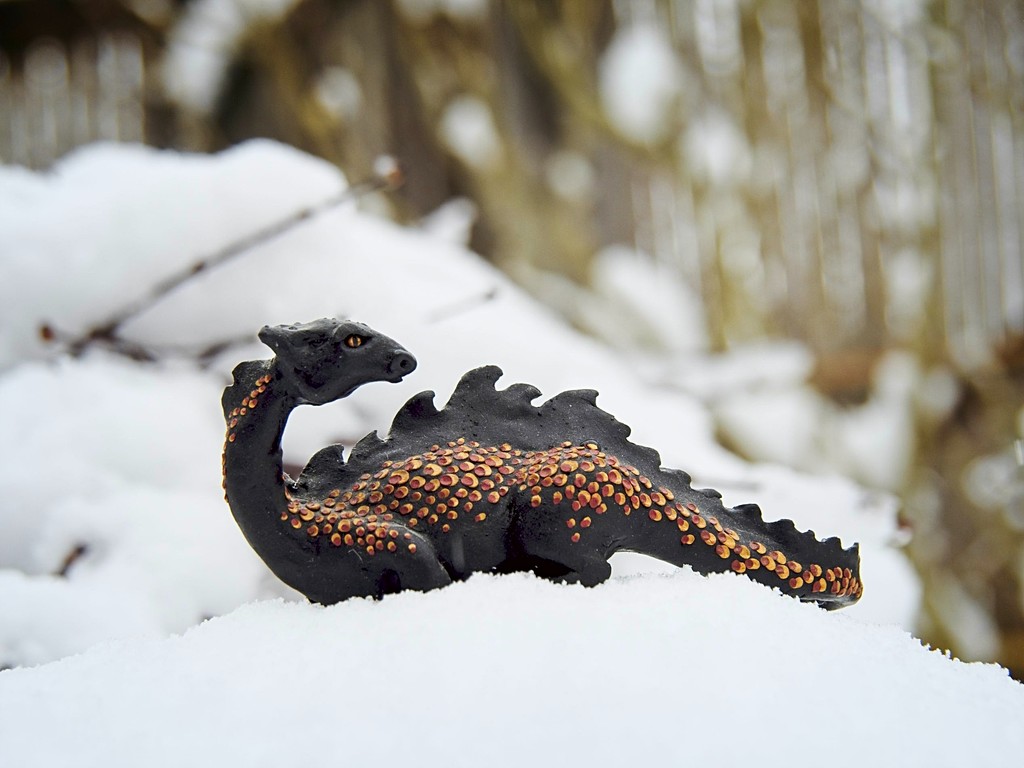 Dragon in the Snow by mitchell304