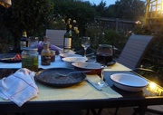 15th Sep 2020 - Dinner in the garden