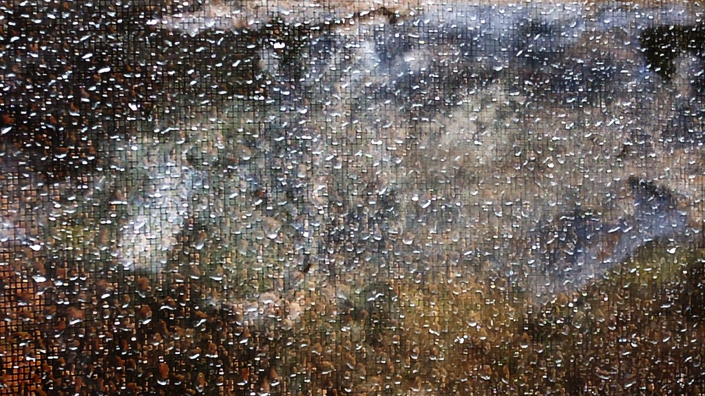 Rain abstract... by marlboromaam