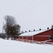 Horse barn in the snow by ljmanning
