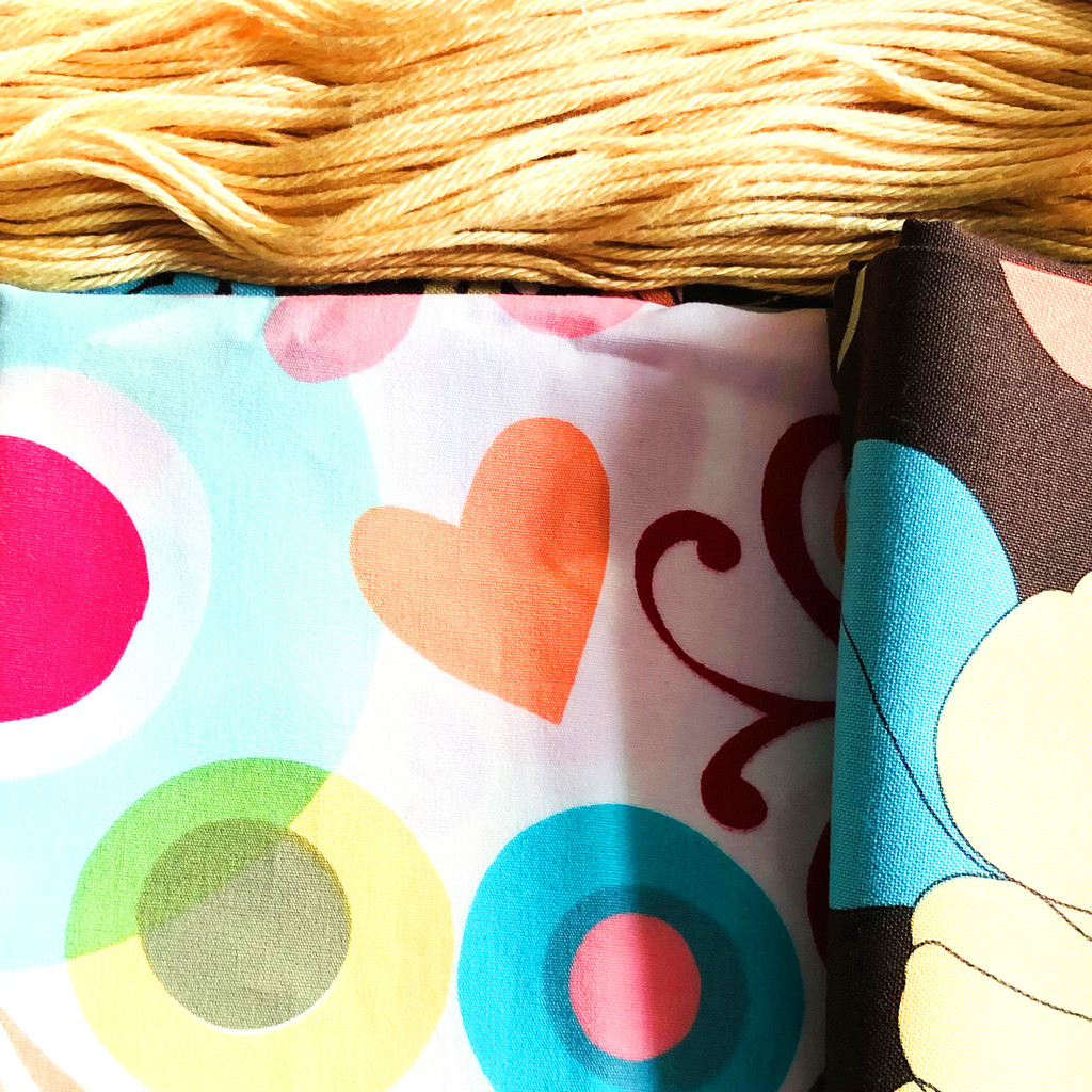 Choosing Fabrics | February Hearts by yogiw