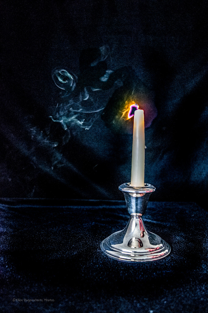 Blown out candle    Word for the Day: Wish by theredcamera