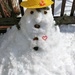Snowman with a Heart  by jo38