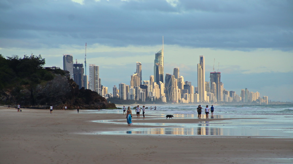 Surfers paradise in the Distance by terryliv