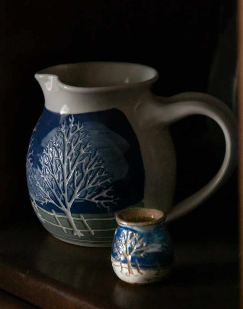 Pottery pitcher and pot by randystreat