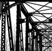 28th Feb 2021 - The Black Bridge in black (and white)