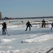 Ice #4: Hockey on Frozen Bay/Harbour by spanishliz
