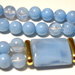 Blue bead necklace by homeschoolmom