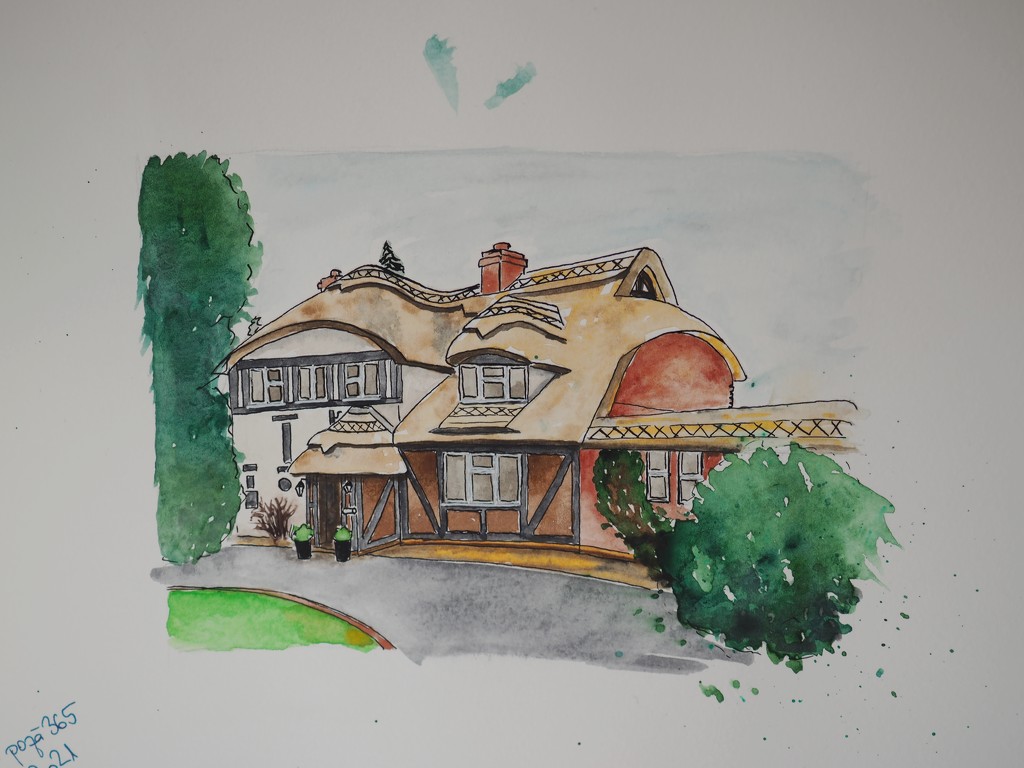 Lesley's cottage by artsygang