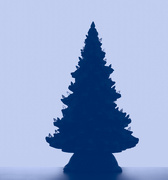 5th Mar 2021 - Christmas Tree Silhouette