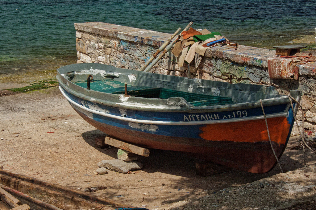 0306 - Greek fishing boat by bob65