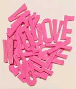 7th Mar 2021 - Pile of Pink Letters