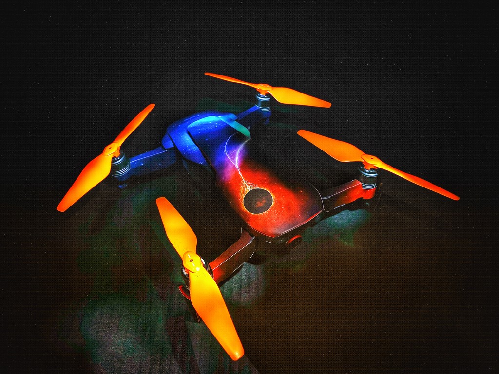 Drone skin and light painting by jeffjones