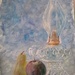 Apple, Pear, Fig and Lamp by artsygang