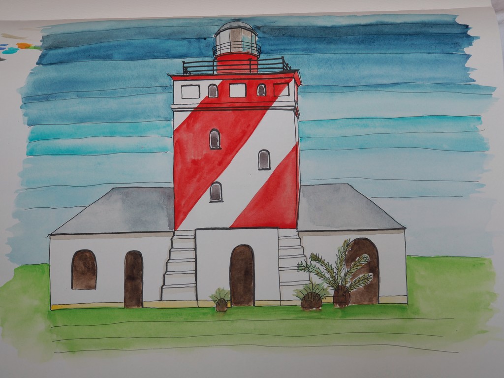 Diana's lighthouse in Cribier's style by artsygang