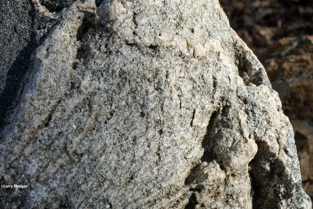 Granite boulder by larrysphotos
