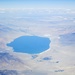 The lake with no name, from 35,000 feet*****update, it is Nevada’s Walker Lake by louannwarren