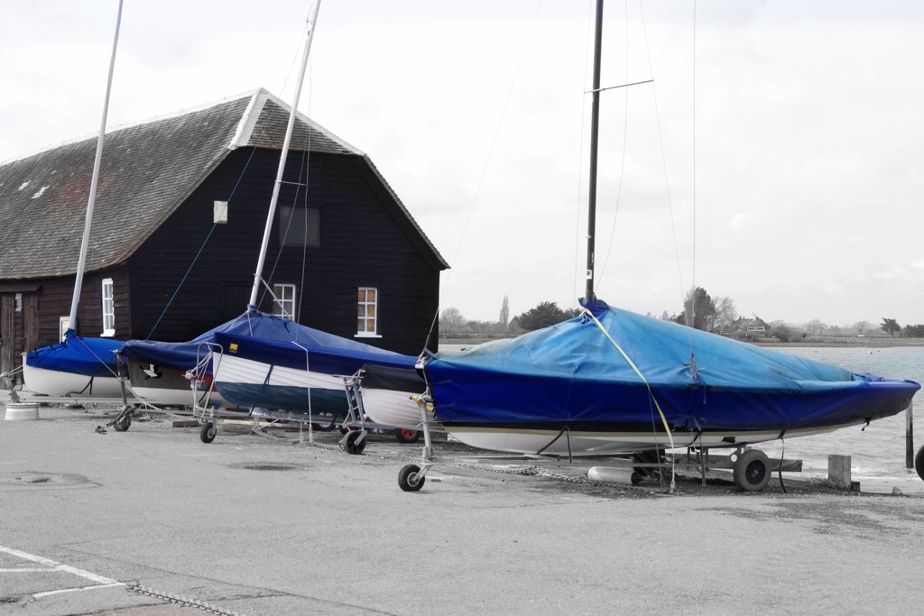 Blue Bosham Boats by 30pics4jackiesdiamond