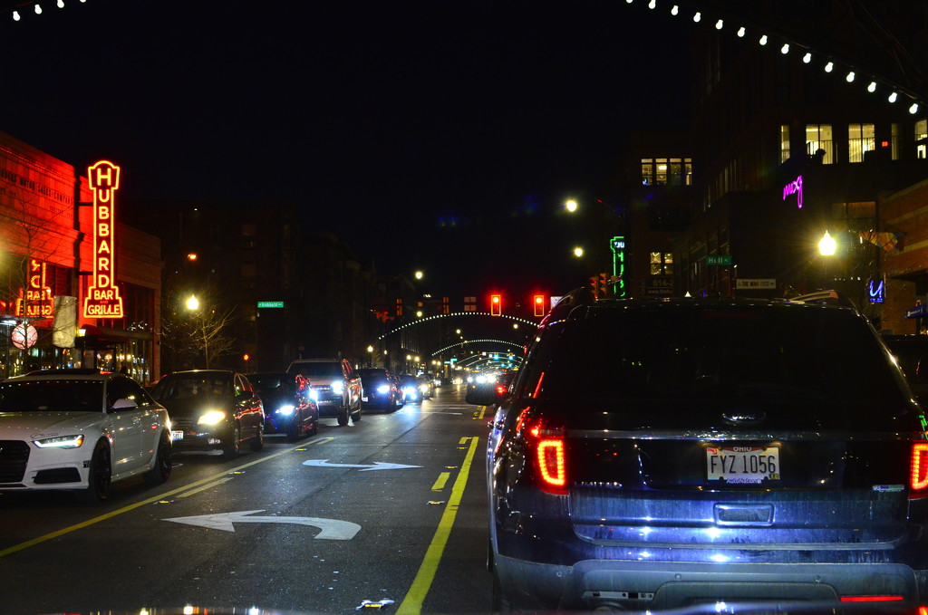 Saturday Night Traffic in the Short North District by ggshearron